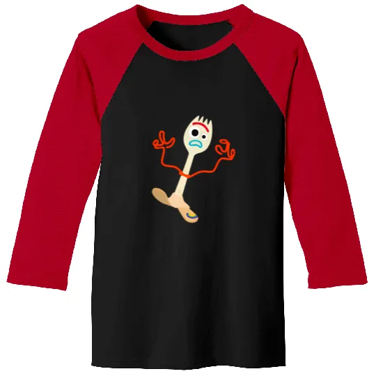 Discover Disney Pixar Toy Story 4 Forky Left Chest Baseball Tees