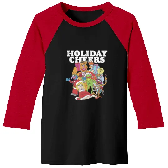 Disney Christmas The Muppets Holiday Cheers Baseball Tees