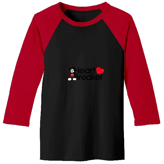 Discover Disney Mickey Valentine Heartbreaker Baseball Tees