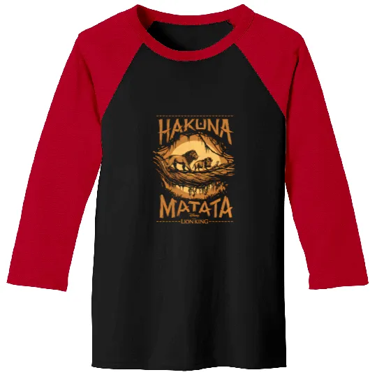 Discover Disney The Lion King Live Action Hakuna Matata Sunset Poster Baseball Tees