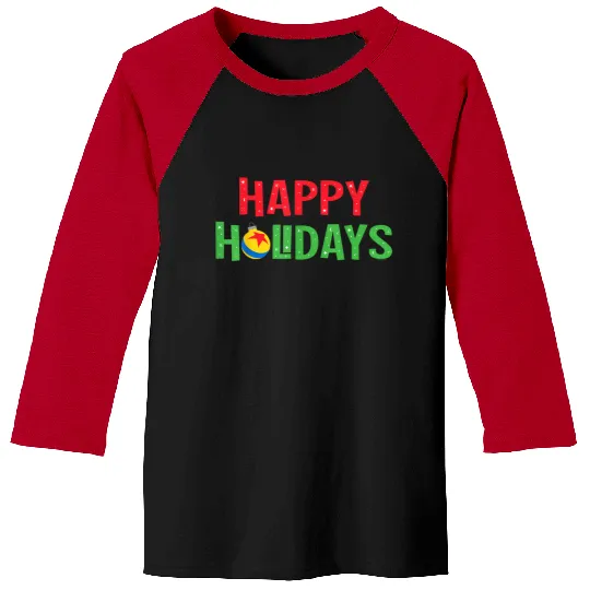 Discover Disneyss Pixars Happy Holidays Pixars Ball Christmas Ornament Baseball Tees