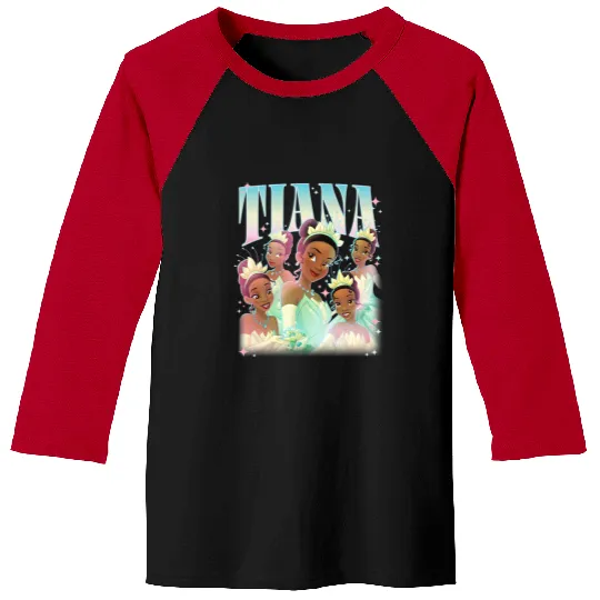 Disney The Princess And The Frog Beautiful Tiana Portraits Baseball Tees