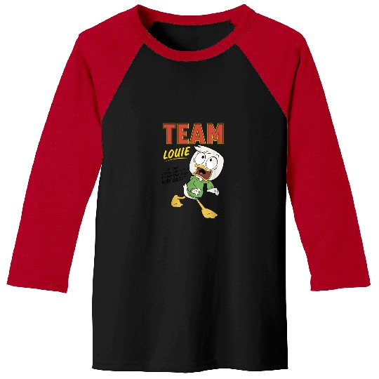 Disney DuckTales Team Louie You Can Talk Your Wa Baseball Tees