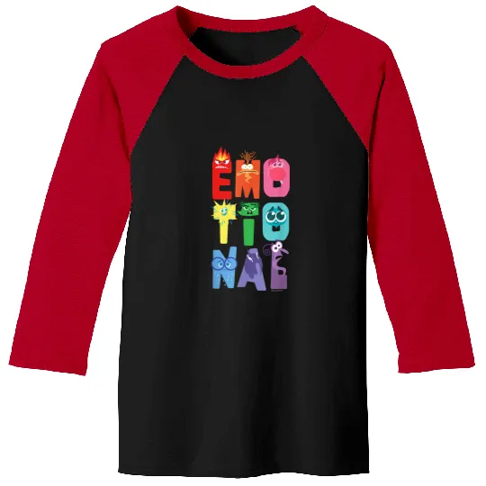 Discover Disneyss And Pixarss Inside Out 2 Letter Emotions Emotional Baseball Tees