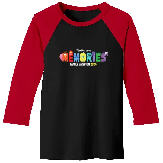 Disneyss Pixarss Inside Out 2 Core Memories Family Trip 2024 Baseball Tees