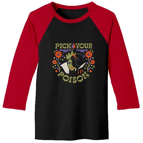 Disneyss Princess Snow White And Evil Queen Pick Your Poison Baseball Tees