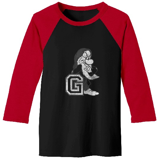 Disneyss Snow White And Seven Dwarfs Grumpy Baseball Tees