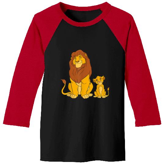 Disneyss The Lion King Young Simba And Mufasa Baseball Tees