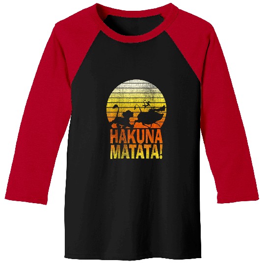 Disneyss Lion King Simba Hakuna Matata Sunset C1 Baseball Tees