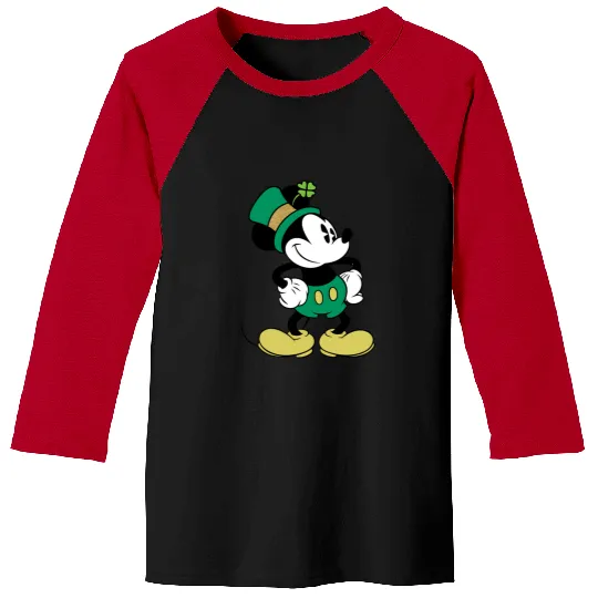 Disney St Patricks Day Mickey Patricks Day Baseball Tees