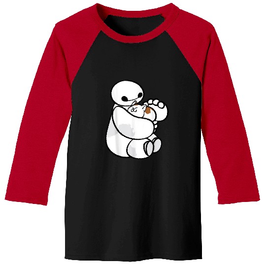 Disney Big Hero 6 Baymax Cat Cute Portrait T-Shirt Baseball Tees