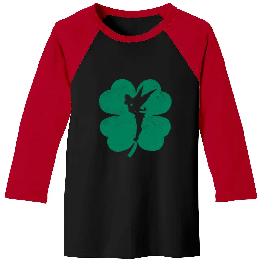 Disney Tinker Bell Green Shamrock St Patricks Day Patricks Day Baseball Tees
