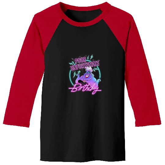 Disney Villains Ursula Poor Unfortunate Birthday Baseball Tees
