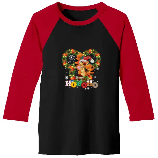 Ho Ho Ho Tigger Disney Baseball Tees, Christmas Disney