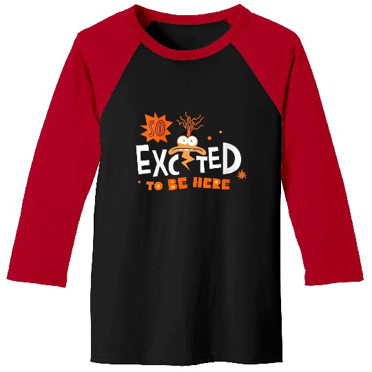 Disney Pixar Inside Out 2 So Excited To Be Here Anxiety Logo Baseball Tees