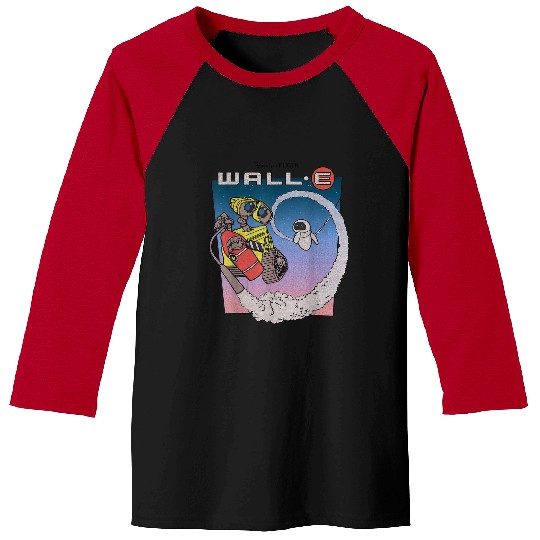 Disney Pixar Wall-e Fly Eve Distressed Baseball Tees