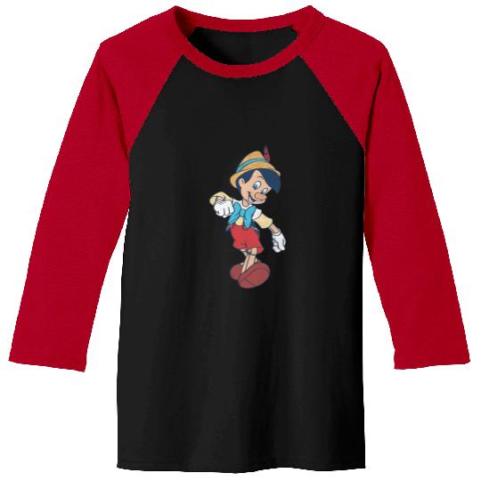 Disney Pinocchio Vintage Portrait Baseball Tees