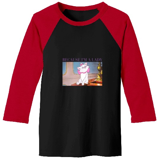 Disney The Aristocats Marie Because I'm A Lady Portrait Baseball Tees