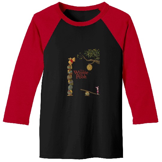Disney Winnie The Pooh Piglet Honey Pot Stack Baseball Tees