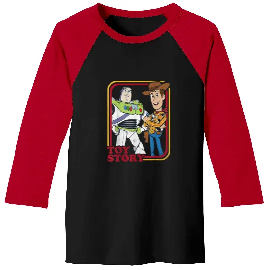 Disneys Pixar Toy Story Buzz Lightyear Woody Buds Baseball Tees