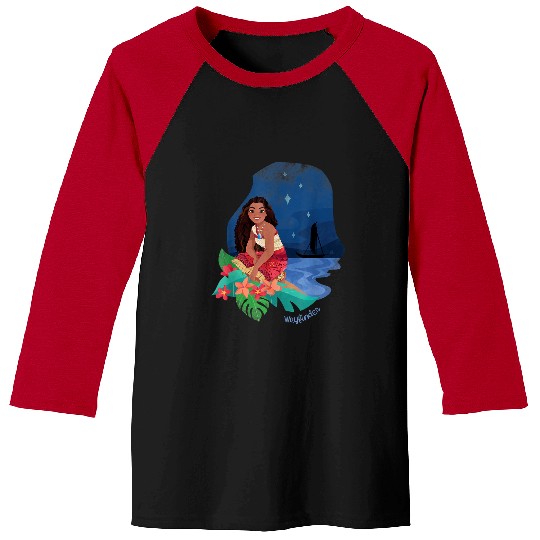 Disneyss Moana 2 Oceania Wayfinder Midnight Moana Baseball Tees