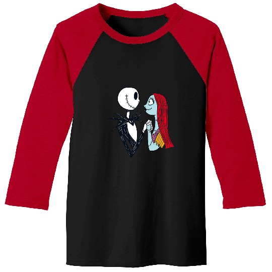 Disney The Nightmare Before Christmas Jack and Sally Baseball Tees
