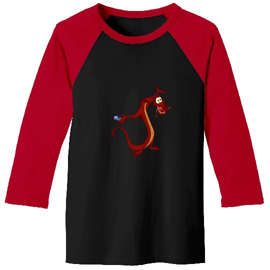 Disney Mulan Mushu Dragon And Cri-Kee Cricket Baseball Tees