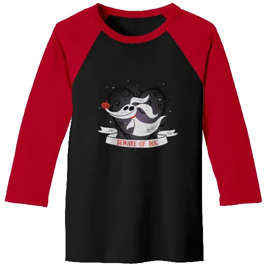 Disneyss The Nightmare Before Christmas Zero Beware Of Dog Baseball Tees