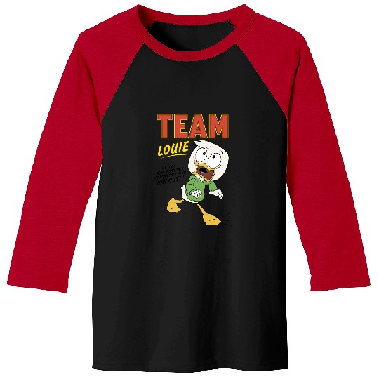 Disney DuckTales Team Louie You Can Talk Your Way Out Baseball Tees