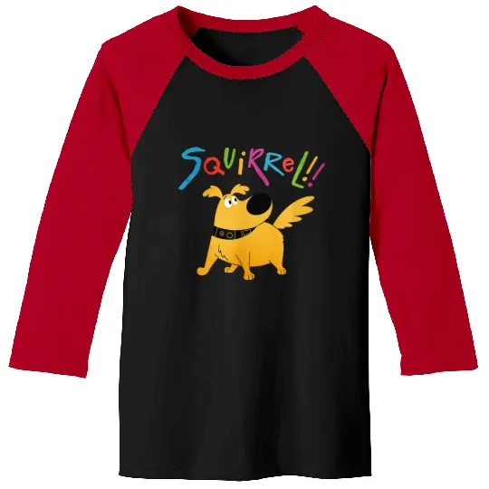 Disneys Pixar Up Dug Squirrel Pose Baseball Tees