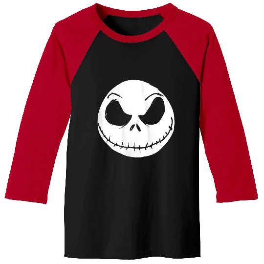 Disneyss The Nightmare Before Christmas Jack Skellington Faces Baseball Tees
