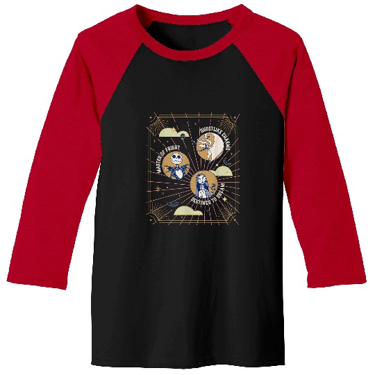 Disneyss The Nightmare Before Christmas Jack Sally Zero Mystic Baseball Tees