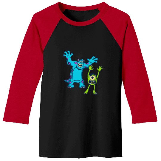 Disney Pixar Monsters University Sulley and Mike Baseball Tees