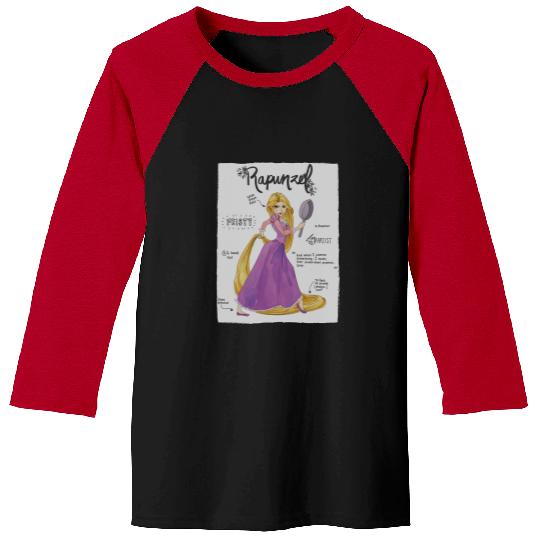 Disney Tangled Rapunzel Fashion Callouts Baseball Tees