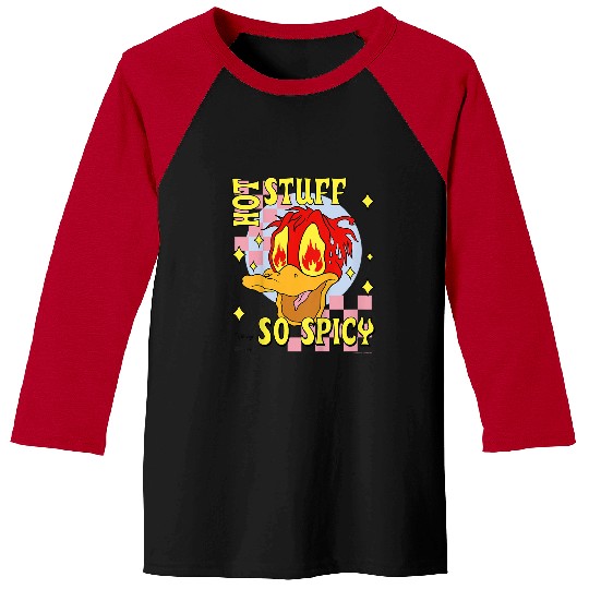 Disneyss Hot Ones Donald Duck Hot Stuff So Spicy Melting Faces Baseball Tees