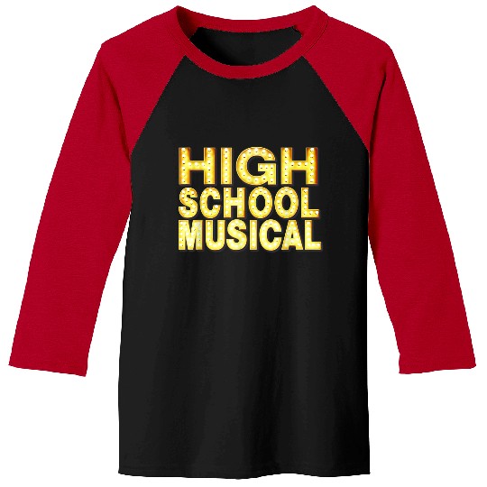 Disneyss Channel  High School Musical Movie Logo Baseball Tees
