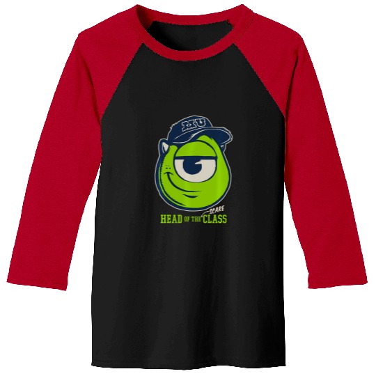 Disney Pixar Monsters University Mike Head Of Baseball Tees