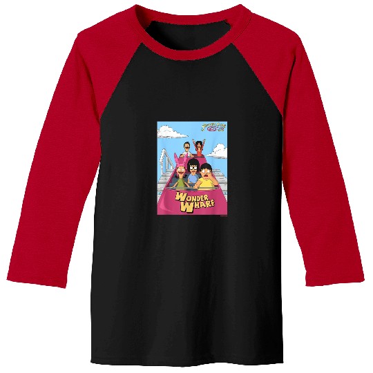 The Bobs Burgers Movie Wonder Wharf Roller Coast Baseball Tees
