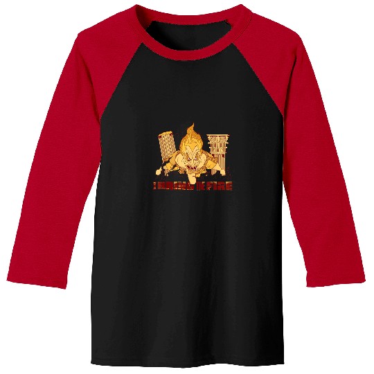 Disney Villains Hades I Bring the Fire Baseball Tees