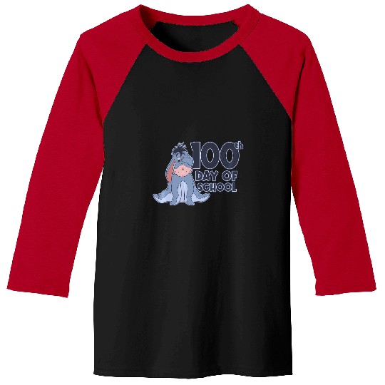 Disney Winnie The Pooh Eeyore 100Th Day Of School Eye Cover Baseball Tees