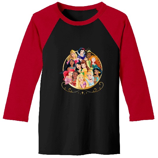 Disneyss Princess Royal Friends Group Baseball Tees