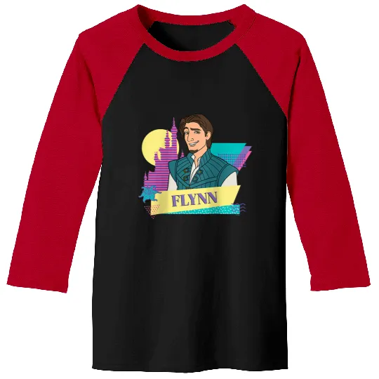 Disneyss Tangled Retro Couples Matching Flynn Rider Baseball Tees