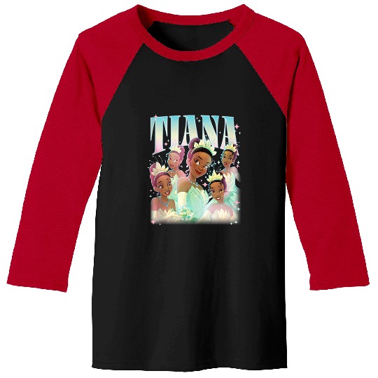 Disneyss The Princess And The Frog Beautiful Tiana Portraits Baseball Tees
