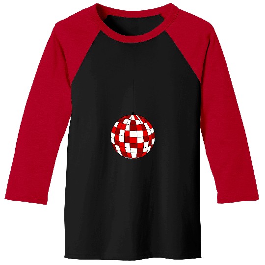 Discover Red Mirrorball  Taylor TShirt Baseball Tees
