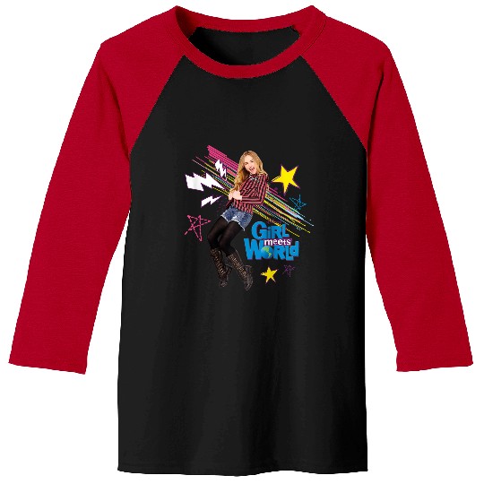 Disney Channel Girl Meets World Maya Hart Character Art Baseball Tees