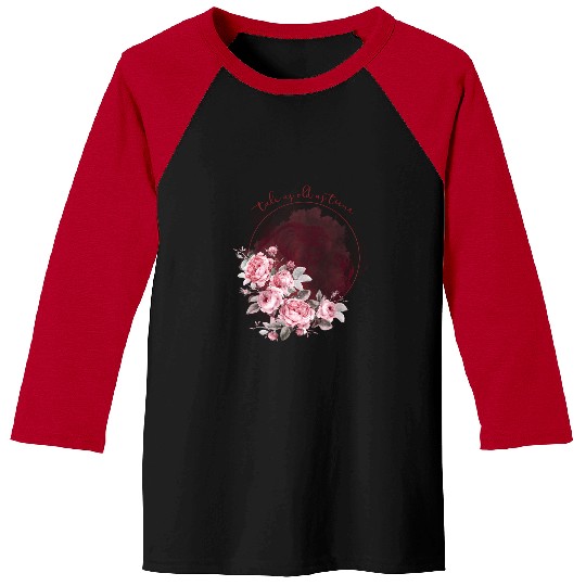 Disney Beauty And The Beast Belle Beast Rose Circle Tale Baseball Tees