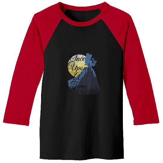 Disney Beauty The Beast Belle Once Upon A Time T Baseball Tees