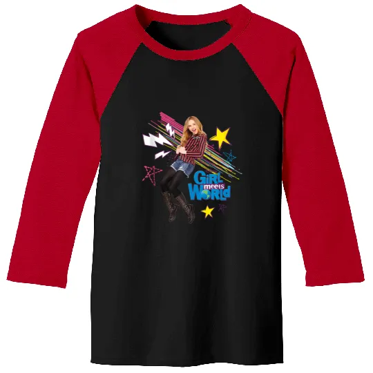 Disneyss Channel Girl Meets World Maya Hart Character Art Baseball Tees