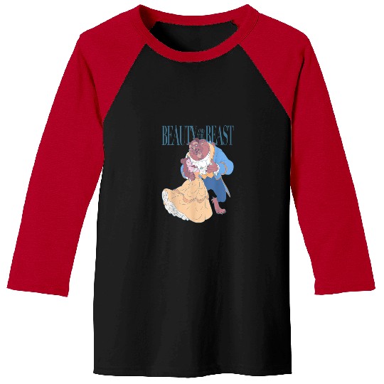 Disney Beauty And The Beast Belle And Beast Clas Baseball Tees