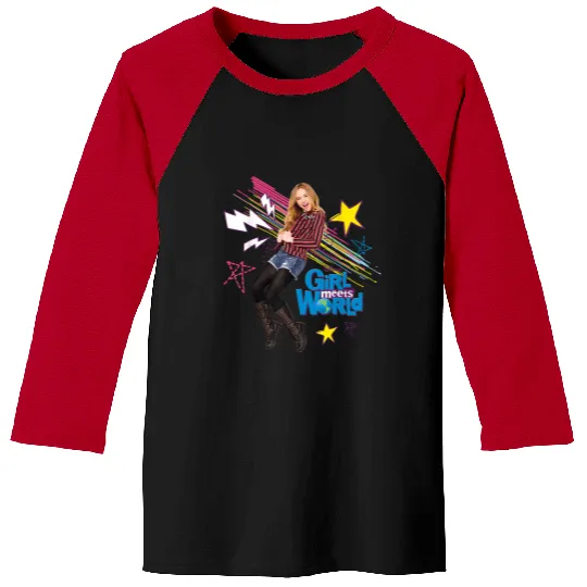 Disneyss Channel Girl Meets World Maya Hart Character Art Baseball Tees